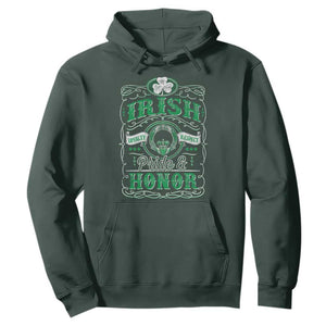Vintage Irish Pride And Honor St Patricks Day Hoodie TS11 Dark Forest Green Print Your Wear
