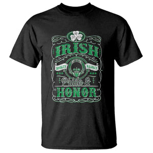 Vintage Irish Pride And Honor St Patricks Day T Shirt TS11 Black Print Your Wear