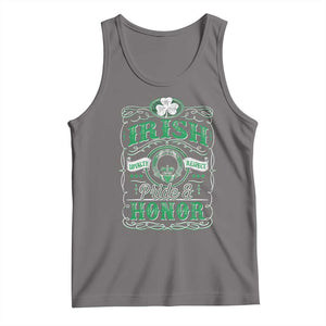 Vintage Irish Pride And Honor St Patricks Day Tank Top TS11 Deep Heather Print Your Wear