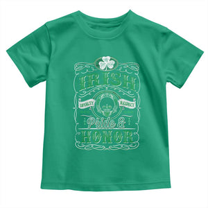 Vintage Irish Pride And Honor St Patricks Day Toddler T Shirt TS11 Irish Green Print Your Wear