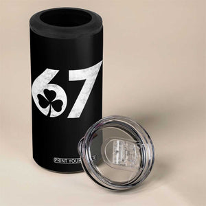 Funny St Patricks Day 67 Six Seven Vintage Shamrock 4 in 1 Can Cooler Tumbler TS11 Print Your Wear