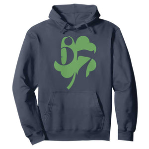 Funny St Patricks Day 67 Six Seven Meme Shamrock Hoodie TS11 Navy Print Your Wear