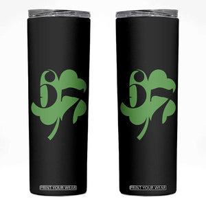 Funny St Patricks Day 67 Six Seven Meme Shamrock Skinny Tumbler TS11 Black Print Your Wear