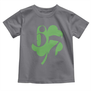 Funny St Patricks Day 67 Six Seven Meme Shamrock Toddler T Shirt TS11 Charcoal Print Your Wear