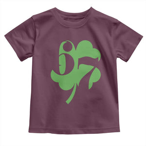 Funny St Patricks Day 67 Six Seven Meme Shamrock Toddler T Shirt TS11 Maroon Print Your Wear