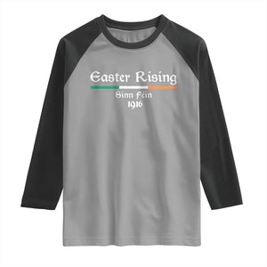 Easter Rising Sinn Fein 1916 Raglan Shirt Irish War Of Independence TS11 Sport Gray Black Print Your Wear