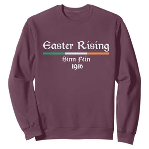 Easter Rising Sinn Fein 1916 Sweatshirt Irish War Of Independence TS11 Maroon Print Your Wear