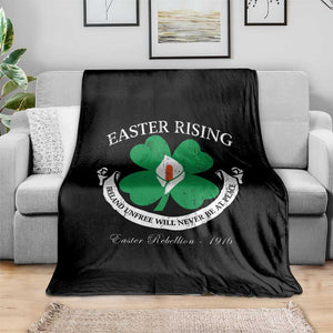 Easter Rising Throw Blanket Ireland Unfree Will Never Be At Peace 1916 Irish Rebellions TS11 Print Your Wear