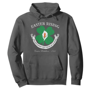 Easter Rising Hoodie Ireland Unfree Will Never Be At Peace 1916 Irish Rebellions TS11 Dark Heather Print Your Wear