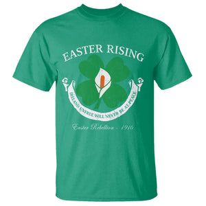 Easter Rising T Shirt Ireland Unfree Will Never Be At Peace 1916 Irish Rebellions TS11 Irish Green Print Your Wear