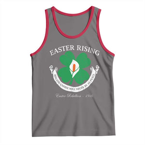 Easter Rising Tank Top Ireland Unfree Will Never Be At Peace 1916 Irish Rebellions TS11 Deep Heather Red Print Your Wear