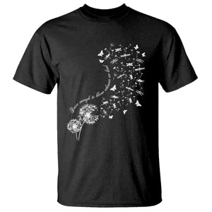 Military Child Month T Shirt Brave Enough To Bloom Wherever We Land Dandelion Flowers TS11 Black Print Your Wear