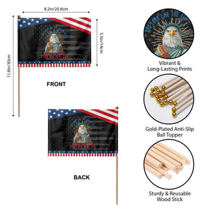Funny You Look Like The 4th Of July Makes Me Want A Hot Dog Real Bad Patriotic Handheld Flag Eagle Statue Of Liberty TS11 Print Your Wear