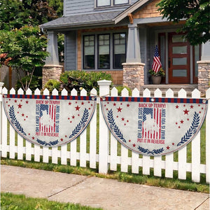 Funny Back Up Terry Put It In Reverse Patriotic Fan Flag Oh Lawd Jesus What Is You Doin