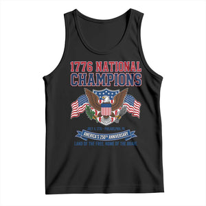 1776 National Champions 250th Anniversary USA Tank Top Land Of The Free Home Of The Brave