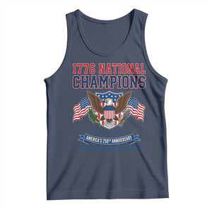1776 National Champions 250th Anniversary USA Tank Top Land Of The Free Home Of The Brave