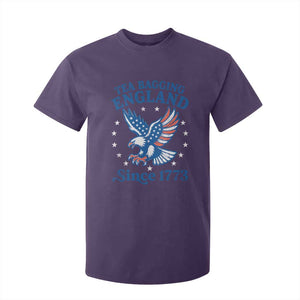 Tea Bagging England Since 1773 T Shirt For Kid Patriotic Eagle 4th of July