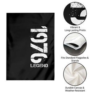 Vintage 1976 Legend Garden Flag 50th Birthday Gifts Special Milestone