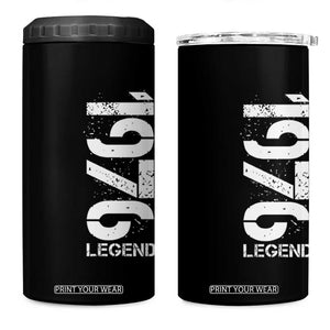 Vintage 1976 Legend 4 in 1 Can Cooler Tumbler 50th Birthday Gifts Special Milestone