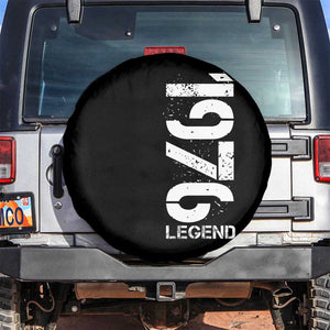 Vintage 1976 Legend Spare Tire Cover 50th Birthday Gifts Special Milestone TS11 No hole Black Print Your Wear
