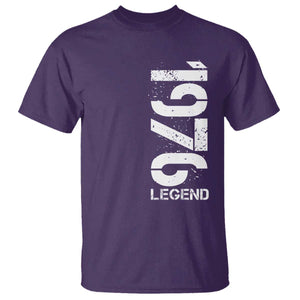Vintage 1976 Legend T Shirt 50th Birthday Gifts Special Milestone