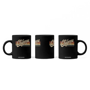 Cheyenne Wyoming Pride Retro Vintage WY State Coffee Mug
