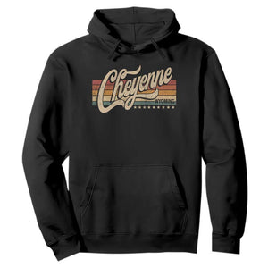 Cheyenne Wyoming Pride Retro Vintage WY State Hoodie