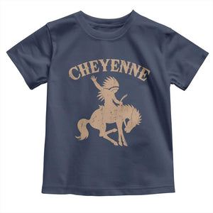 Cheyenne State Native American Cowboy Rodeo Toddler T Shirt TS11 Navy Print Your Wear