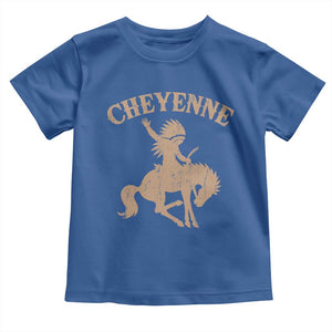 Cheyenne State Native American Cowboy Rodeo Toddler T Shirt TS11 Royal Blue Print Your Wear