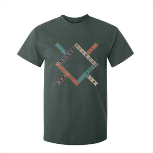 Northern Cheyenne Tribe Flag Montana Tribal Pattern T Shirt For Kid TS11 Dark Forest Green Print Your Wear