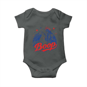 Boop Statue of Liberty and Eagle 4th of July Baby Onesie