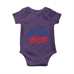 Boop Statue of Liberty and Eagle 4th of July Baby Onesie