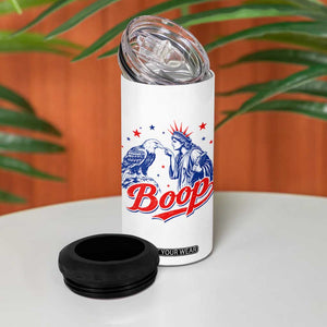 Boop Statue of Liberty and Eagle 4th of July 4 in 1 Can Cooler Tumbler