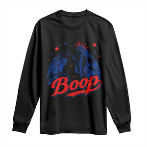 Boop Statue of Liberty and Eagle 4th of July Long Sleeve Shirt