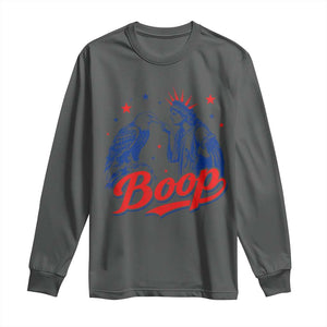 Boop Statue of Liberty and Eagle 4th of July Long Sleeve Shirt