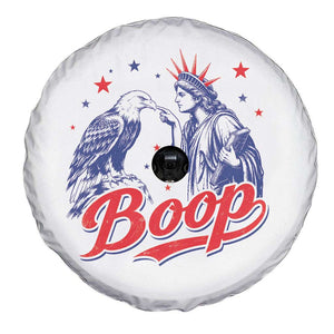 Boop Statue of Liberty and Eagle 4th of July Spare Tire Cover