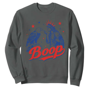 Boop Statue of Liberty and Eagle 4th of July Sweatshirt