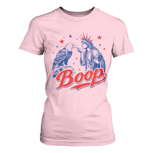 Boop Statue of Liberty and Eagle 4th of July T Shirt For Women TS11 Light Pink Print Your Wear