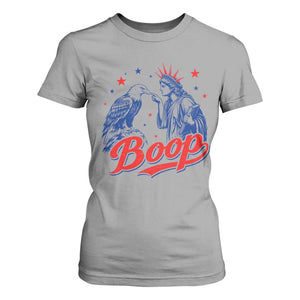 Boop Statue of Liberty and Eagle 4th of July T Shirt For Women TS11 Sport Gray Print Your Wear