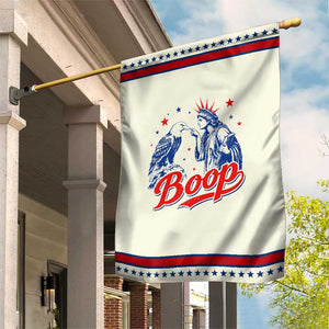 Boop Statue of Liberty and Eagle 4th of July Patriotic Garden Flag