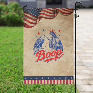 Boop Statue of Liberty and Eagle 4th of July Patriotic Garden Flag