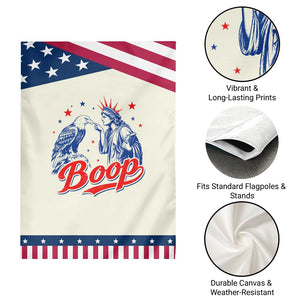 Boop Statue of Liberty and Eagle 4th of July Patriotic Garden Flag