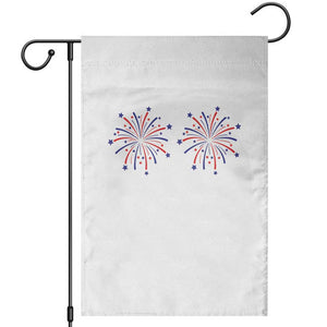 Funny Fireworks 4th of July Adult Humor Garden Flag Just Here for The Fireworks