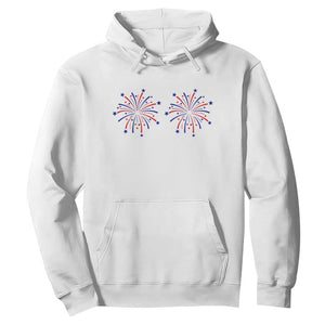 Funny Fireworks 4th of July Adult Humor Hoodie Just Here for The Fireworks