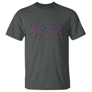 Funny Fireworks 4th of July Adult Humor T Shirt Just Here for The Fireworks
