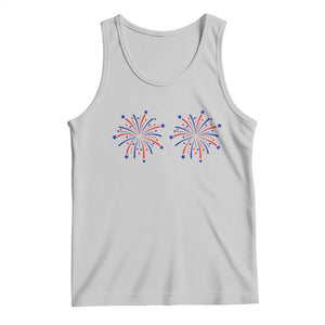 Funny Fireworks 4th of July Adult Humor Tank Top Just Here for The Fireworks