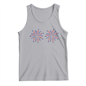 Funny Fireworks 4th of July Adult Humor Tank Top Just Here for The Fireworks