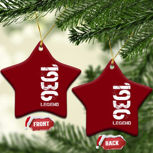 Vintage 1936 Legend Ceramic Ornament 90th Birthday Gifts Special Milestone