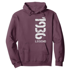 Vintage 1936 Legend Hoodie 90th Birthday Gifts Special Milestone