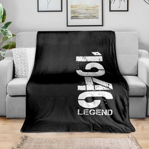 Vintage 1946 Legend Throw Blanket 80th Birthday Gifts Special Milestone